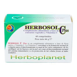 HERBOPLANET C Plus 60Comp. Vitamina C para Sistema Inmunitario y Colágeno