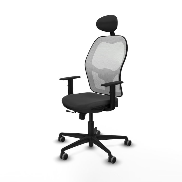 PIQUERAS Y CRESPO Silla de oficina Jorquera Gris y Blanca PIQUERAS Y CRESPO Silla de oficina Jorquera Gris y Blanca