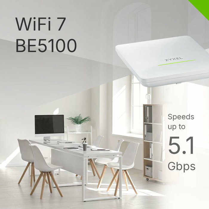 Zyxel NWA90BE WiFi 7 Dual-Band NebulaFlex Zyxel NWA90BE WiFi 7 Dual-Band NebulaFlex