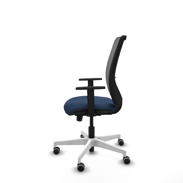PIQUERAS Y CRESPO Silla de oficina Zulema Azul marino y Gris