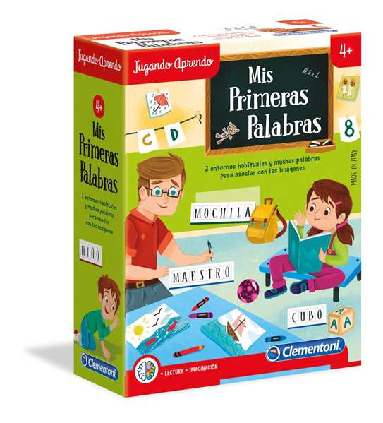 Clementoni Juego Educativo Aprendo Mis Primeras Palabras 18x23x7 cm para Niños 4 Años Clementoni Juego Educativo Aprendo Mis Primeras Palabras 18x23x7 cm para Niños 4 Años