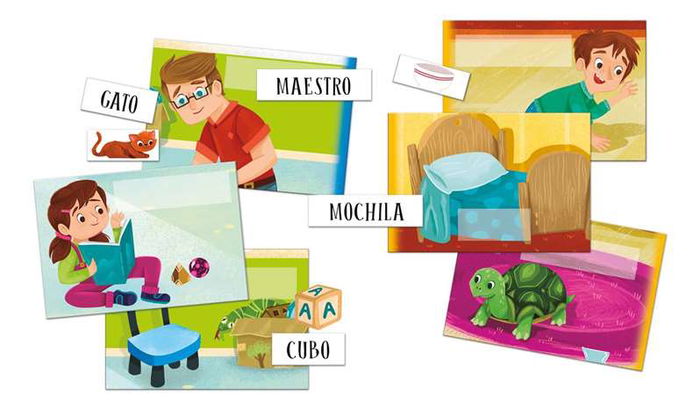 Clementoni Juego Educativo Aprendo Mis Primeras Palabras 18x23x7 cm para Niños 4 Años Clementoni Juego Educativo Aprendo Mis Primeras Palabras 18x23x7 cm para Niños 4 Años