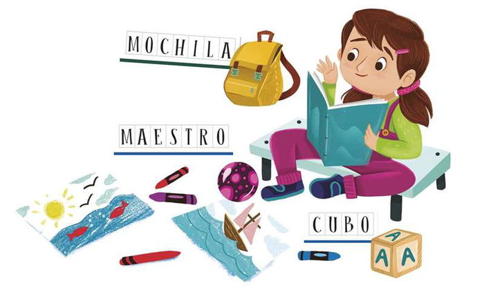 Clementoni Juego Educativo Aprendo Mis Primeras Palabras 18x23x7 cm para Niños 4 Años Clementoni Juego Educativo Aprendo Mis Primeras Palabras 18x23x7 cm para Niños 4 Años