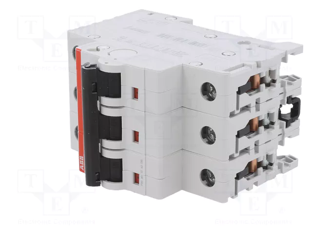 ABB S200 Interruptor magnetotérmico 16A 3 polos 6kA ABB S200 Interruptor magnetotérmico 16A 3 polos 6kA