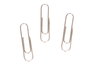 Pincello Set 90 Clips Silver Med 3.3x11.5x1.5 cm Metal (Set de 24)