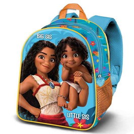 Disney Vaiana Mochila preescolar 3D Elite Sisters Vaiana Multicolor 10 x 25 x 30 cm 7L