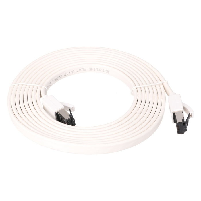 Extralink LAN Patchcord Cat.8 U/FTP 3m Blanco Extralink LAN Patchcord Cat.8 U/FTP 3m Blanco