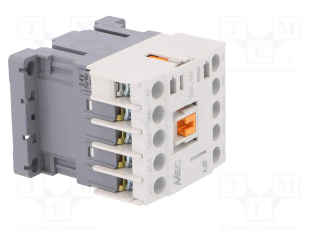 LS ELECTRIC Contactor METAMEC GMC-6M 24VAC 6A 3-polar
