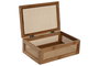 DKD Home Decor Caja Basicos Bambú y Ratán Natural 15 x 8 x 23 cm