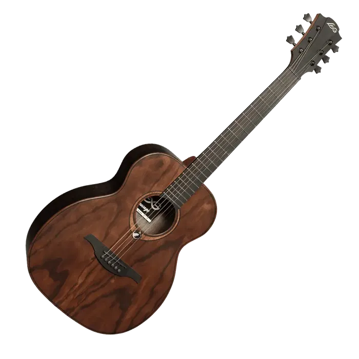 LAG Guitarra Acústica Travel Sauvage Natural Satinado Brankowood Eucalipto 600mm
