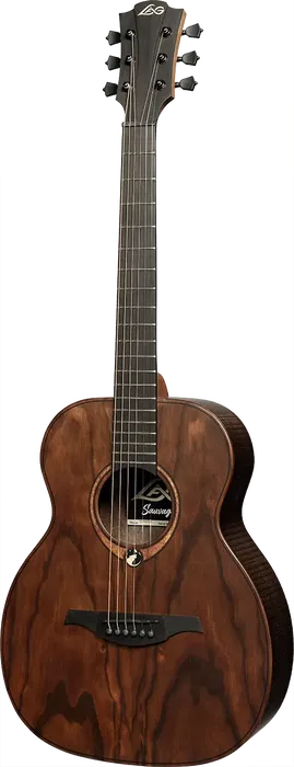 LAG Guitarra Acústica Travel Sauvage Natural Satinado Brankowood Eucalipto 600mm