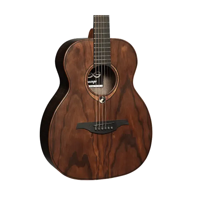 LAG Guitarra Acústica Travel Sauvage Natural Satinado Brankowood Eucalipto 600mm