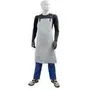 ROTHENBERGER Delantal de Soldador de Cuero Serraje Vacuno Blanco 800 x 1100 mm Protección Cuerpo Ropa