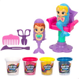 Cra-Z-Art Set de plastilina brillante sirenitas Softee Dough
