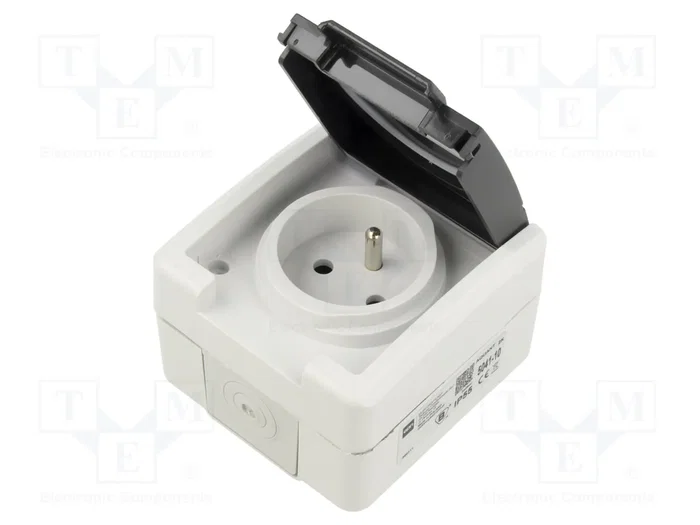 ELEKTRO-PLAST NASIELSK Tomacorriente de alimentación AC 16A 250V IP55 ELEKTRO-PLAST NASIELSK Tomacorriente de alimentación AC 16A 250V IP55