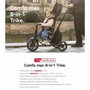 Ociotrends Triciclo Comfo Max 6-en-1 Plegable Negro