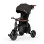 Ociotrends Comfo Max Triciclo 6 en 1 Plegable en Aluminio con Ruedas EVA, Asiento Giratorio 360° y Reclinable, Negro