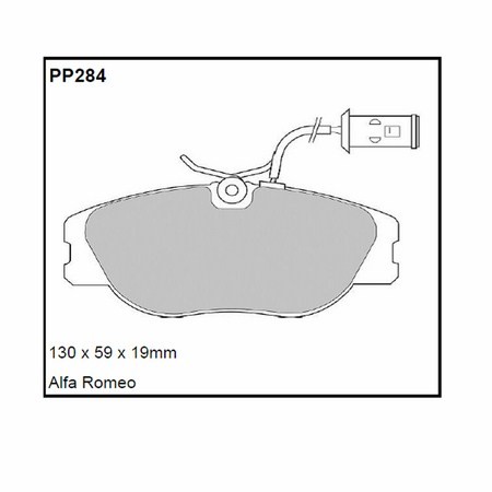 Black Diamond Pastillas Freno Predator Kbd337 Gr12 BDPP284 Ventilado Frontal Medidas A:284 Black Diamond Pastillas Freno Predator Kbd337 Gr12 BDPP284 Ventilado Frontal Medidas A:284