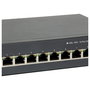 LevelOne GEP-1051 Switch Gestionado L2/L3/L4 con 8 Puertos Gigabit PoE+ (70W) y 2 Ranuras SFP, Montaje en Rack