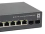 LevelOne GEP-1051 Switch 10 Puertos Gigabit PoE+ con 2 SFP