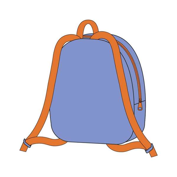 Cerdá Mochila Guardería Personaje Premium Bluey 18.0 x 22.0 x 4.0 cm