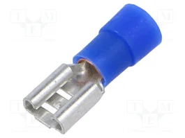 ERKO Conector plano hembra aislado 6,3mm