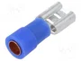 ERKO Conector plano hembra aislado 6,3mm