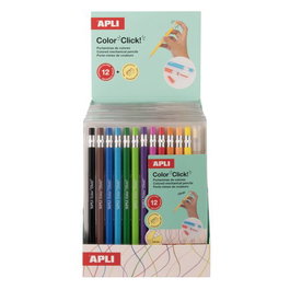 APLI Color Click Portaminas Surtido Blíster de 12 unidades