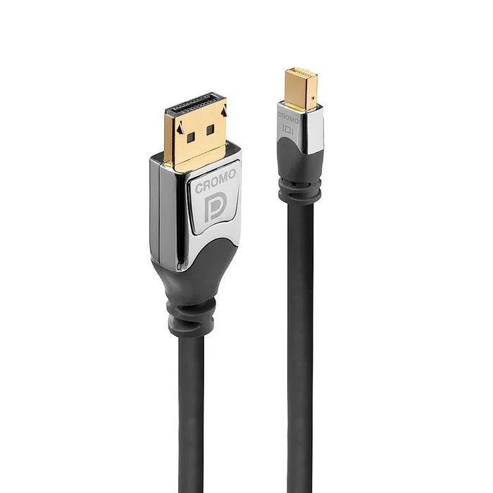Lindy Cable DisplayPort a Mini DisplayPort 1m, Macho-Macho, Versión 1.2, Resolución 4K UHD 4096x2160, 21.6 Gbit/s, Gris, Referencia 36311 Lindy Cable DisplayPort a Mini DisplayPort 1m, Macho-Macho, Versión 1.2, Resolución 4K UHD 4096x2160, 21.6 Gbit/s, Gris, Referencia 36311