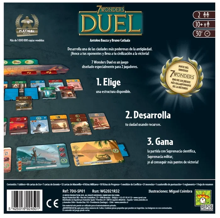 Asmodee 7 Wonders Duel Asmodee 7 Wonders Duel