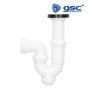 Gifont Sifón curvo extensible salida Ø40mm reductora Ø32mm para lavabo o bidet