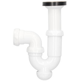 Gifont Sifón curvo extensible salida Ø40mm reductora Ø32mm para lavabo o bidet