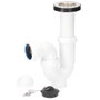 Gifont Sifón curvo extensible salida Ø40mm reductora Ø32mm para lavabo o bidet