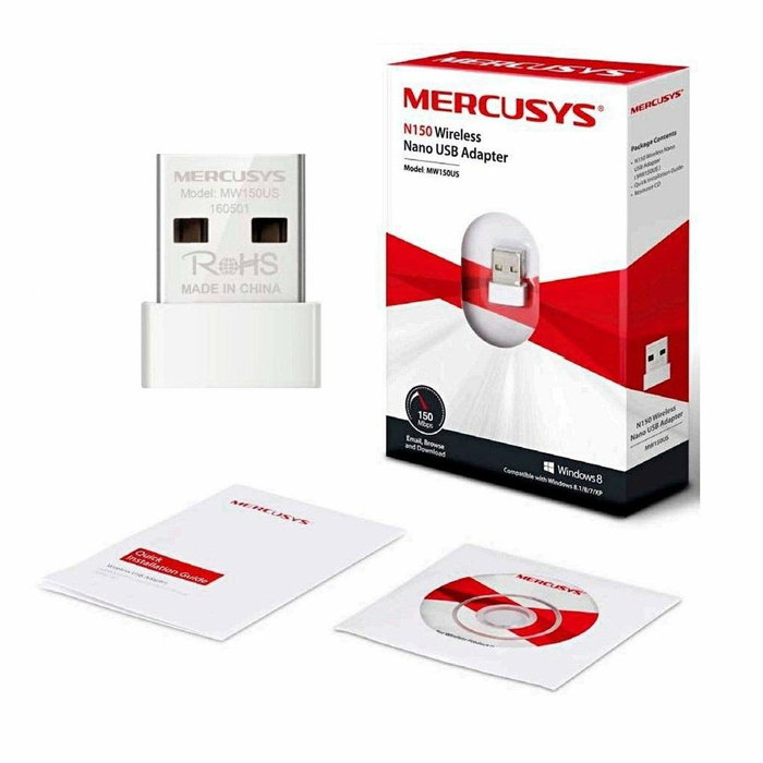 Mercusys MW150US Adaptador de Red Nano USB 150 Mbps Mercusys MW150US Adaptador de Red Nano USB 150 Mbps