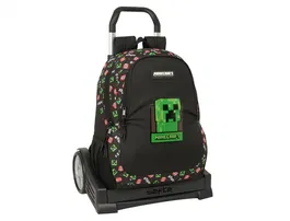 Safta Mochila 665 con Carro Evolution Minecraft 440x320x160 mm