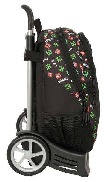 MOCH Mochila con Carro 665 Evolution Minecraft para Niño, 32 x 44 x 16 cm, Recomendada +3 Años MOCH Mochila con Carro 665 Evolution Minecraft para Niño, 32 x 44 x 16 cm, Recomendada +3 Años