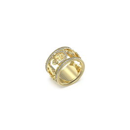 Anillo Mujer Guess JUBR05037JWYG52 Dorado