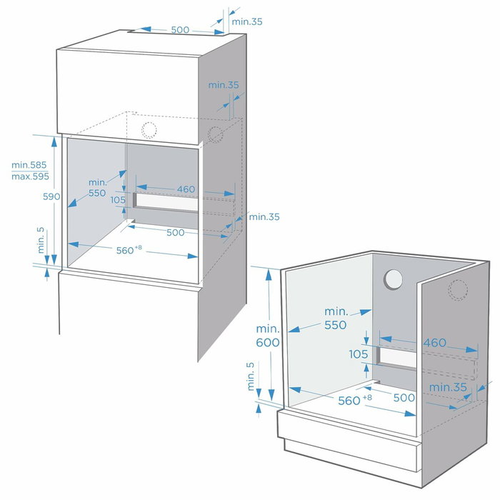 Horno Cecotec Bolero Hexa SM406000 Glass Grey Meat Master 2900 W 72 L Gris