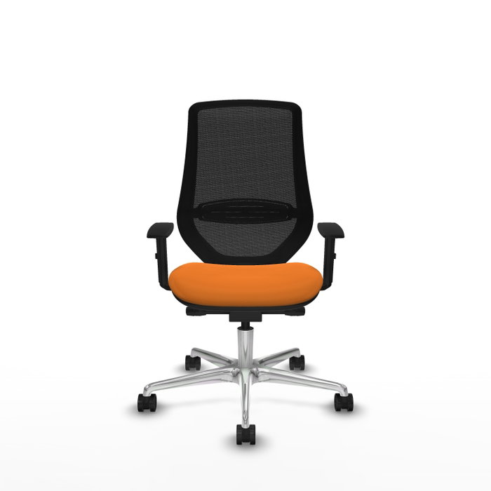PIQUERAS Y CRESPO Silla de oficina Mardos con mecanismo Sincro/Traslack Naranja/Negro PIQUERAS Y CRESPO Silla de oficina Mardos con mecanismo Sincro/Traslack Naranja/Negro