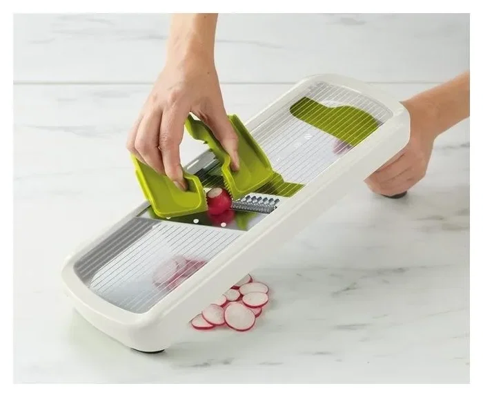 Joseph Joseph Multi-Grip Mandoline Plus Blanco / Verde