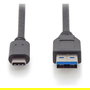 Digitus Cable USB-A a USB-C 3.2 Gen 2, 10 Gbit/s, 1m, Negro, Plug and Play