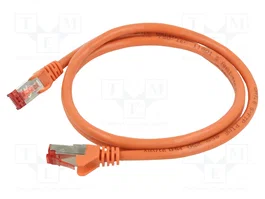 GOOBAY Patch Cord Cat 6 S/FTP 1m Naranja