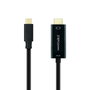 Nanocable Cable Conversor USB-C a HDMI 1.4 4K@30Hz 1.8 m Negro