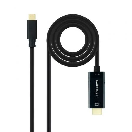 Nanocable Cable Conversor Adaptador USB-C a HDMI Macho 4K 30Hz HDR 1.8 Metros
