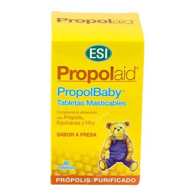 ESI Propolaid Propolbaby 80 ositos masticables sabor fresa ESI Propolaid Propolbaby 80 ositos masticables sabor fresa