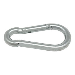 Edm Mosquetón bombero MSQ01 de acero galvanizado 9 x 90 mm sin seguro