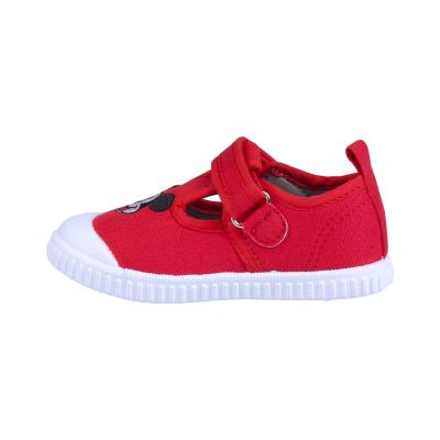 Zapatilla Loneta Suela Pvc Pepito Mickey Rojo 25