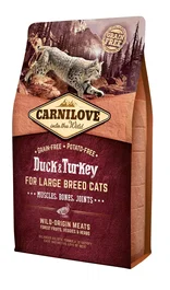 Carnilove Pienso para Gatos Adultos Razas Grandes Pato y Pavo 2 kg