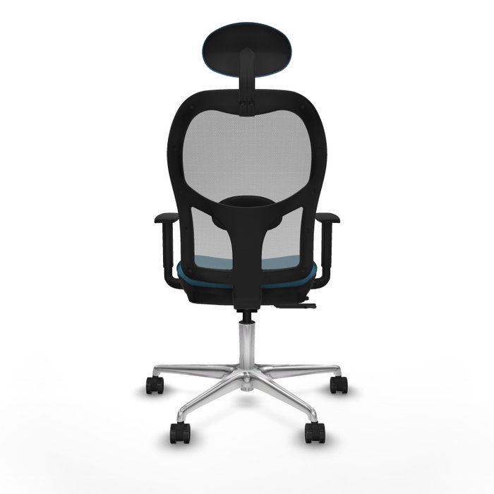 PIQUERAS Y CRESPO Silla de oficina Jorquera con mecanismo Sincro/Traslack Verde petróleo y Gris PIQUERAS Y CRESPO Silla de oficina Jorquera con mecanismo Sincro/Traslack Verde petróleo y Gris