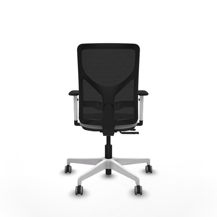 PIQUERAS Y CRESPO Silla de oficina Motilla con mecanismo Sincro/Traslack Gris claro y Negro